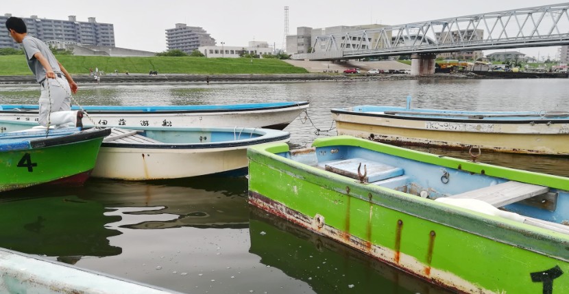 江戸川放水路でハゼ釣りに挑戦。イトウ遊船でボートから狙う！
